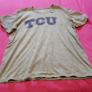 Nike TCU Large Short Sleeve Mens Shirt Top